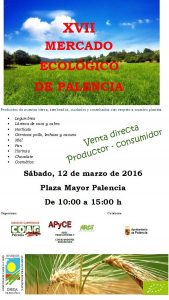 Mercado ecológico Palencia